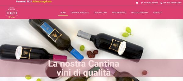 Realizzazione siti internet per cantine vini